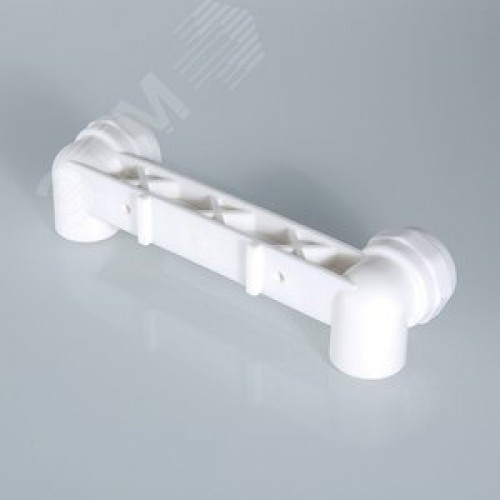 Планка монтажная 25x1/2' ВР для смесителя, с водорозетками, полипропиленовая PPR белая