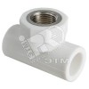 Тройник комбинированный 32x1/2' ВР полипропиленовый PPR белый