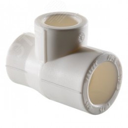 Тройник переходной 40x20x40 мм полипропиленов й PPR белый