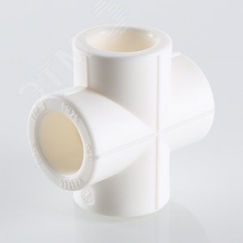 Крестовина 32 полипропиленовая PPR белая