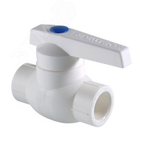 Кран шаровой 25 мм полипропиленовый PPR белый