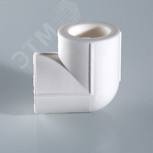 Угольник 40 мм 90 град., полипропиленовый PPR, белый