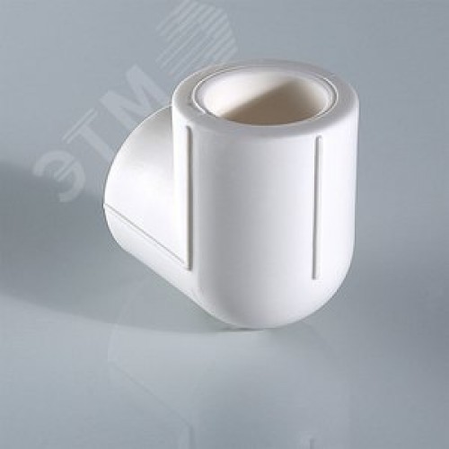 Угольник 40 мм 90 град., полипропиленовый PPR, белый