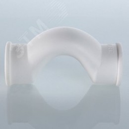 Обвод 25 мм с муфтами короткий полипропиленовый PPR белый