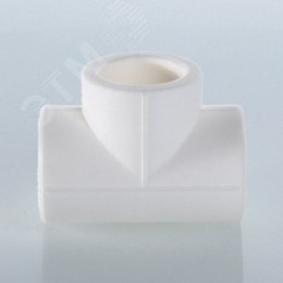 Крестовина 20 двухплоскостная полипропиленовая PPR белая