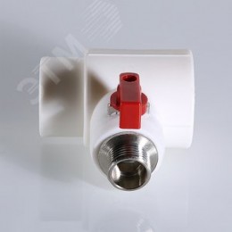 Тройник коллекторный 40x1/2' НР с шаровым краном полипропиленовый PPR