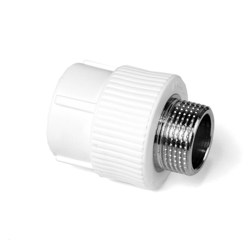 Муфта комбинированная 25x3/4' НР полипропиленовая PPR белый