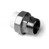 Муфта разъемная 20x1/2' НР полипропиленовая PPR американка, белая
