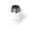 Муфта комбинированная 25x3/4' НР полипропиленовая PPR белый