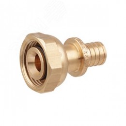 Муфта с накидной гайкой аксиальная латунная 40x1 1/2'