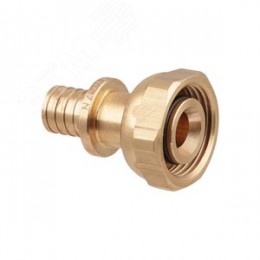 Муфта с накидной гайкой аксиальная латунная 40x1 1/2'