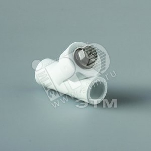 Фильтр сетчатый 25 ВВ косой, полипропиленовый PPR белый