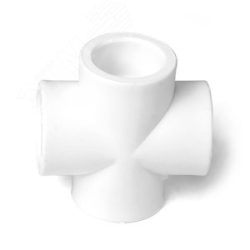 Крестовина 32 полипропиленовая PPR белая