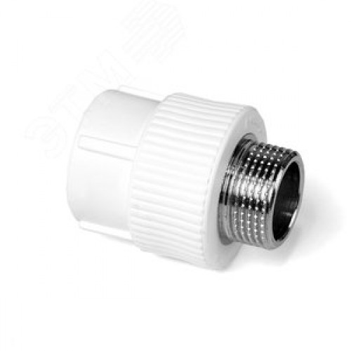 Муфта комбинированная 32x1/2' НР полипропиленовая PPR белая