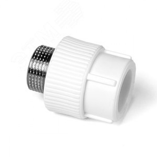 Муфта комбинированная 32x1/2' НР полипропиленовая PPR белая