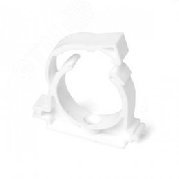 Опора 20 мм PPR, с креплением, белая