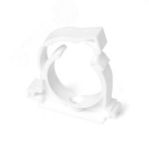 Опора 25 мм PPR, с креплением, белая