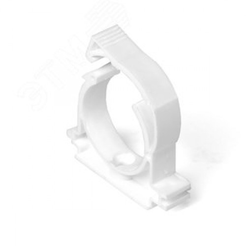 Опора 25 мм PPR, с креплением, белая