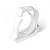 Опора 25 мм PPR, с креплением, белая