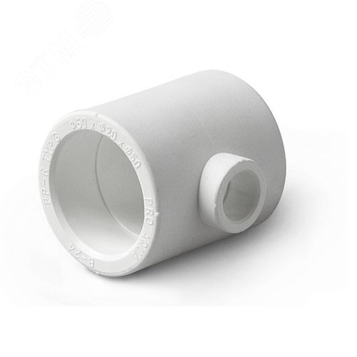 Тройник переходной 63x40x63 полипропиленовый PPR белый