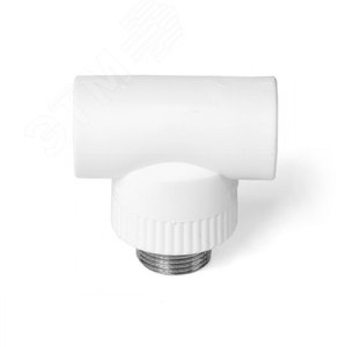 Тройник комбинированный 25x1/2' НР полипропиленовый PPR белый