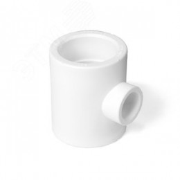 Тройник переходной 90x40x90 полипропиленовый PPR белый