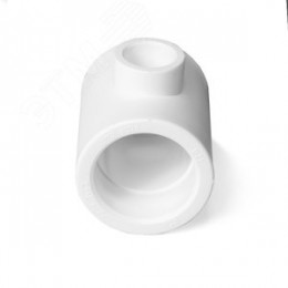 Тройник переходной 90x40x90 полипропиленовый PPR белый