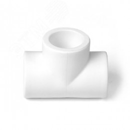 Тройник 32 мм полипропиленовый PPR белый