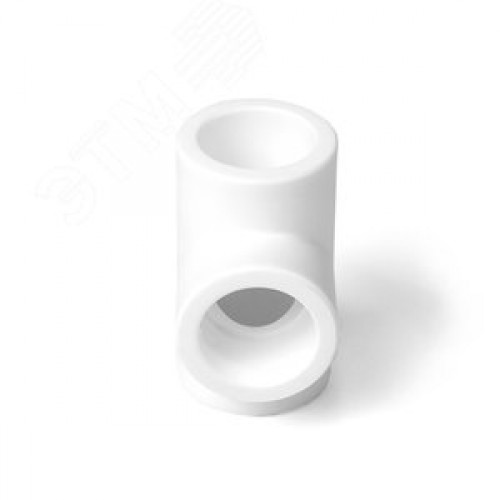 Тройник 50 мм полипропиленовый PPR белый