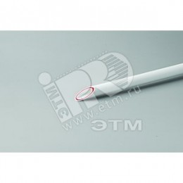 Труба полипропиленовая 75x12.5 SDR 6 PN 25 PPR RUBIS армированная стекловолокном белая, хлыст 4м