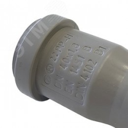 Труба канализационная 40x150 мм НТЕМ однораструбная, серая