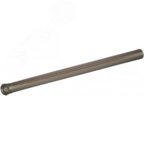 Труба канализационная 75x1000 мм НТЕМ однораструбная, серая