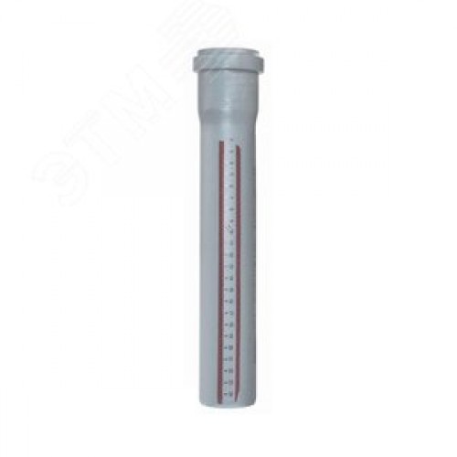 Труба канализационная 32x500 мм НТЕМw однораструбная, белая