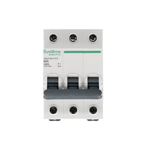 Выключатель автоматический трехполюсный 25А B 4.5kA 400В City9 Set