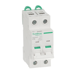 Выключатель автоматический (АВ) C 16A 2P 6kA 400В Systeme9