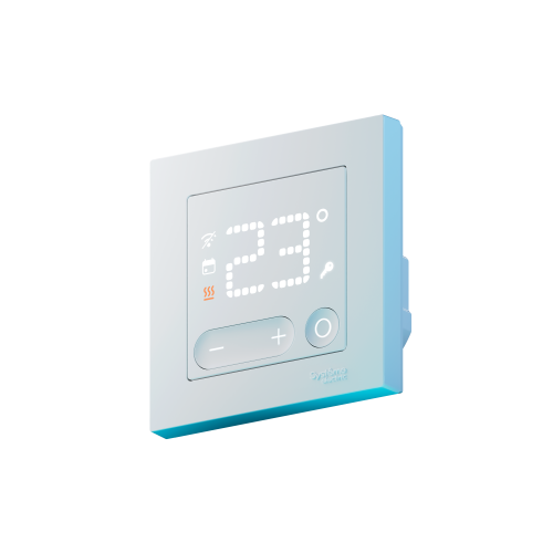 ATLASDESIGN SMART Термостат программируемый для   электрического теплого пола, Zigbee, 16 А, мех.,  БЕЛЫЙ