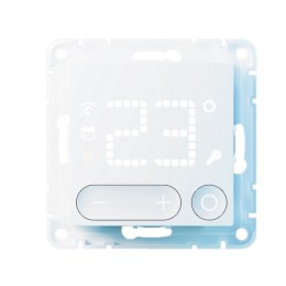 ATLASDESIGN SMART Термостат программируемый для   электрического теплого пола, Zigbee, 16 А, мех.,  БЕЛЫЙ