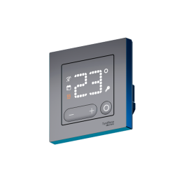ATLASDESIGN SMART Термостат программируемый для   электрического теплого пола, Zigbee, 16 А, мех.,  ЧЕРНЫЙ