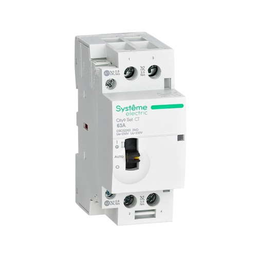 Контактор модульный City9 Set 2P 2НО 63A AC 230В-230В