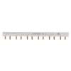 City9 Set Шина гребенчатая 2P (L1L2) шаг 18мм 12 модулей 63А
