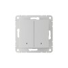 ATLASDESIGN SMART 2-кл. ВЫКЛЮЧАТЕЛЬ с подсв., Zigbee, сх.5, L+N, 10А, мех., БЕЛЫЙ
