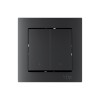 ATLASDESIGN SMART 2-кл. ВЫКЛЮЧАТЕЛЬ с подсв., Zigbee, сх.5, L+N, 10А, мех., КАРБОН