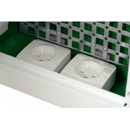 Корпус встраиваемый с прозрачной дверью 3ряд/36мод 2 розетки City9 Box IT к