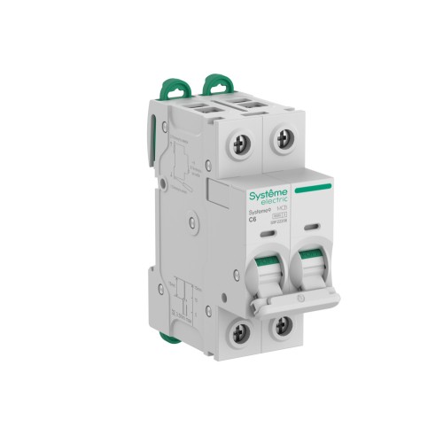 Выключатель автоматический (АВ) C 6A 2P 6kA 400В Systeme9