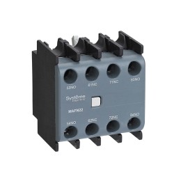 Блок дополнительных контактов MC1G/E 2НО+2НЗ фронтальный монтаж (LAEN22)