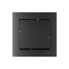 ATLASDESIGN SMART 1-кл. ВЫКЛЮЧАТЕЛЬ с подсв., Zigbee, сх.1, L+N, 10А, мех., КАРБОН