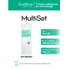 Стяжка кабельная MultiSet 300х3.6 Белая (100шт)
