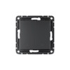 ATLASDESIGN SMART 2-кл. ВЫКЛЮЧАТЕЛЬ с подсв., Zigbee, сх.5, L+N, 10А, мех., КАРБОН