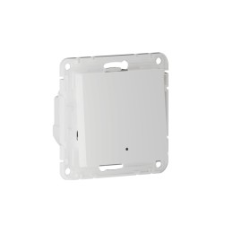 ATLASDESIGN SMART 1-кл. ВЫКЛЮЧАТЕЛЬ с подсв., Zigbee, сх.1, L+N, 10А, мех., БЕЛЫЙ