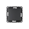 ATLASDESIGN SMART 1-кл. ВЫКЛЮЧАТЕЛЬ с подсв., Zigbee, сх.1, L+N, 10А, мех., КАРБОН
